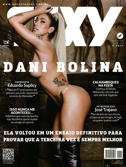 Dani Bolina nua pelada na Sexy de Abril 2014 1