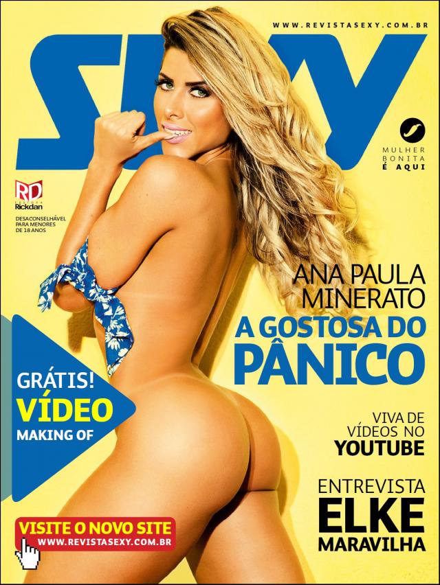 Ana Paula Minerato nua pelada na Revista Sexy Agosto (1)