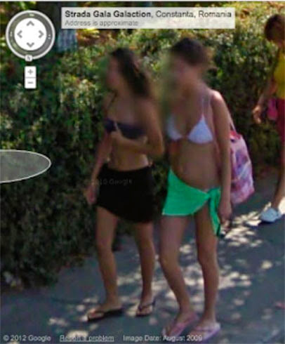 Fotos de gostosas no Google street view 15