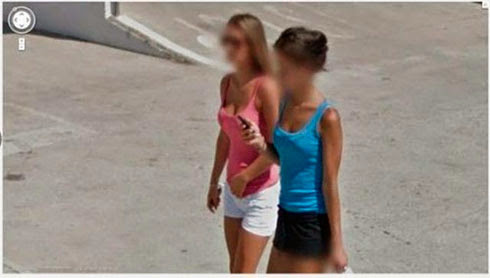 Fotos de gostosas no Google street view 17