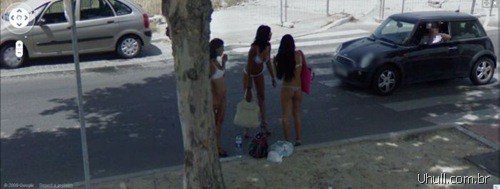 Fotos de gostosas no Google street view 2