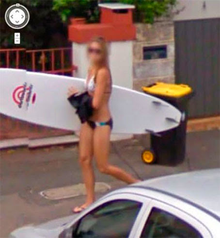 Fotos de gostosas no Google street view 21