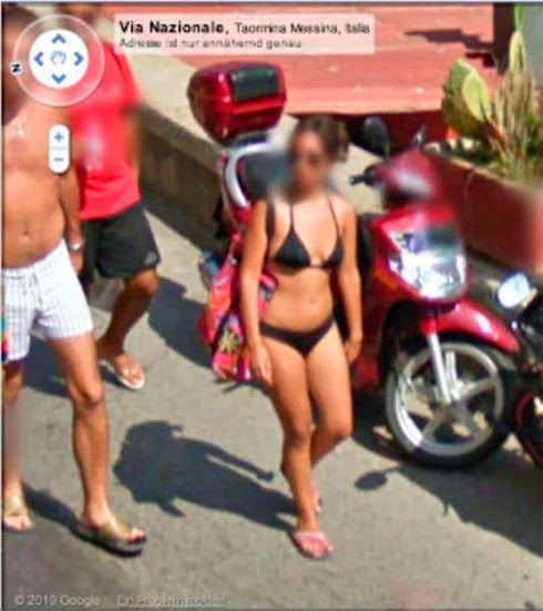 Fotos de gostosas no Google street view 30