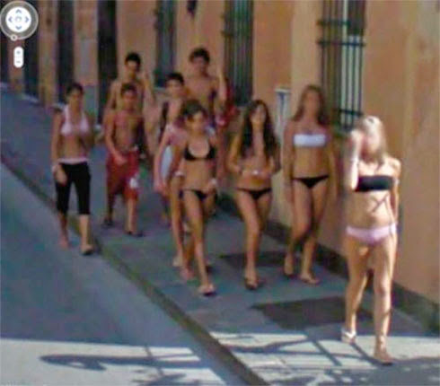 Fotos de gostosas no Google street view 31