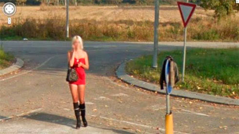 Fotos de gostosas no Google street view 8