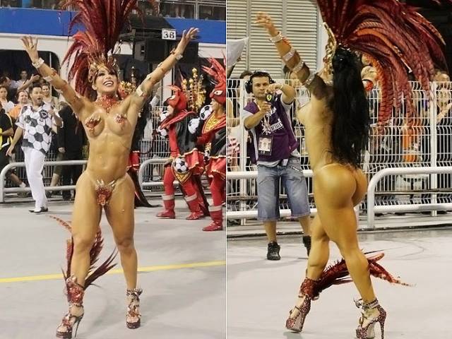 Mulheres peladas no carnaval 19