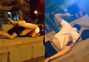Casal pegos no flagra fazendo sexo explícito perto do semáforo ...