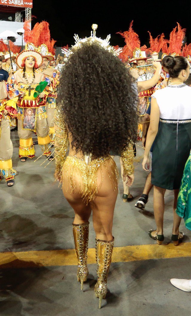 Viviane Araújo deixa escapar buceta vazou no Carnaval 