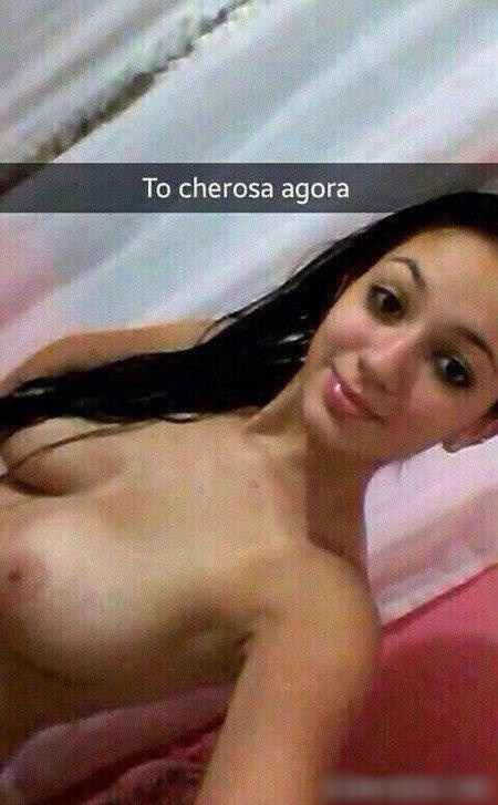 Priscila novinha pelada peituda linda caiu no Snapchat 20