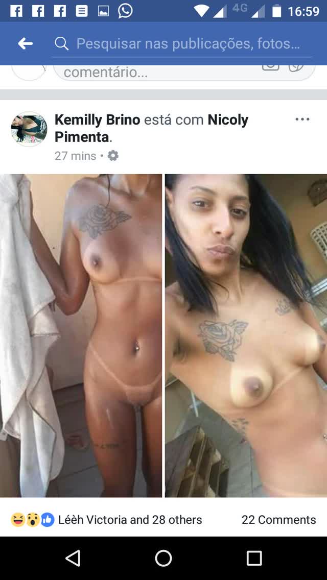 Nicoly da favela caiu no facebook com nudes 5